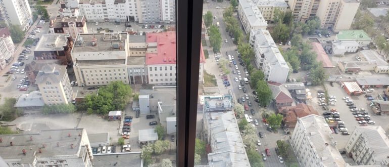 Вид из апартаментов Высоцкий
