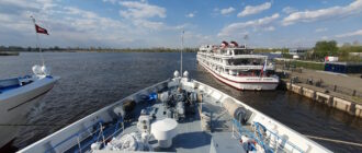 Нос теплохода Александр Суворов