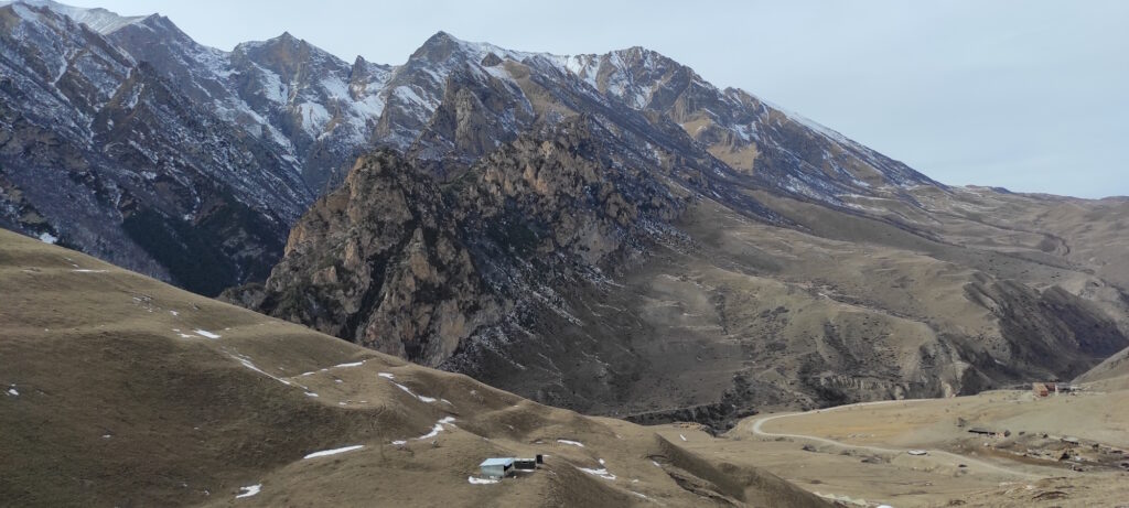 Панорама с точки взлета парадром Флай Чегем