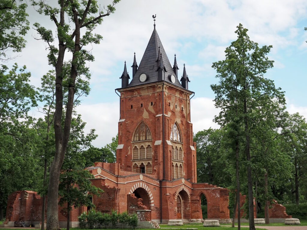 Башня Шапель в Александровском парке, Пушкин, Царское Село