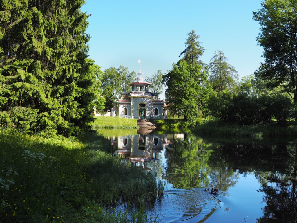 Скрипучая беседка в Екатерининском парке, Пушкин