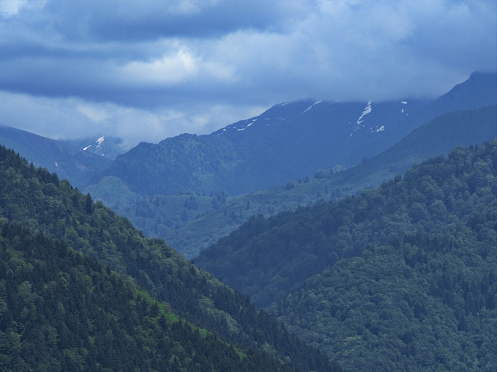 горы выше села Камили