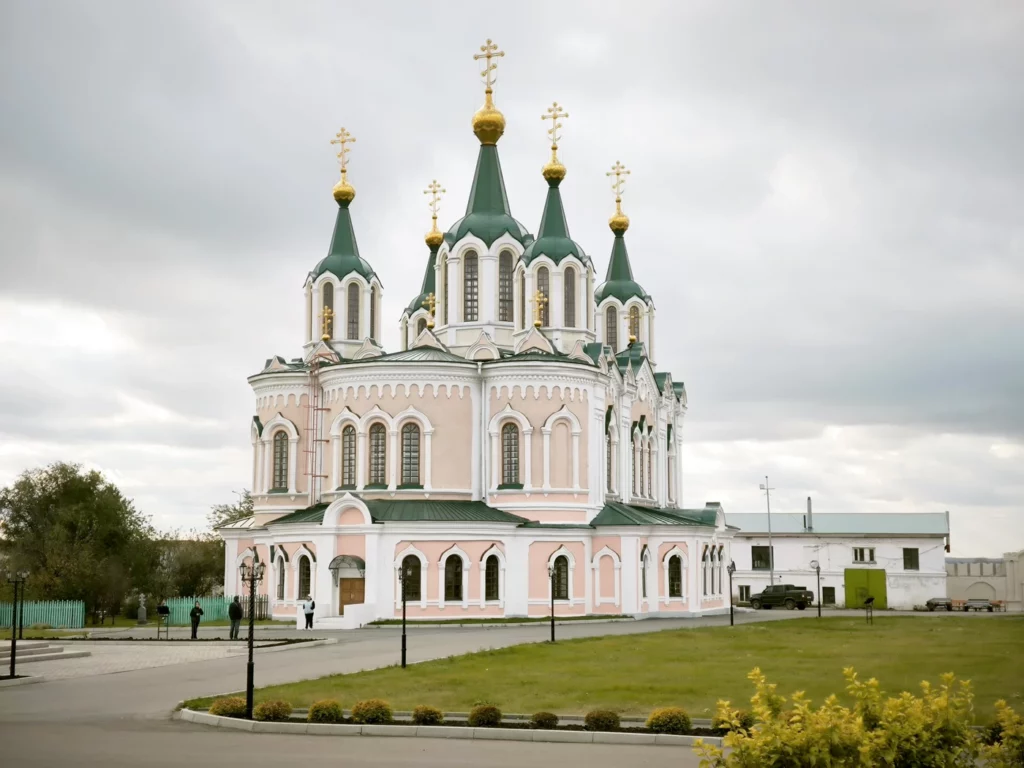 Храм иконы Божией Матери Всех скорбящих Радость, монастырь Далматово