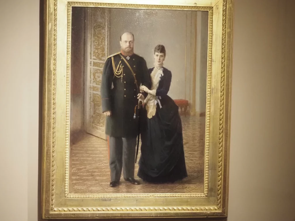 Портрет Александра III с супругой, Павловский дворец