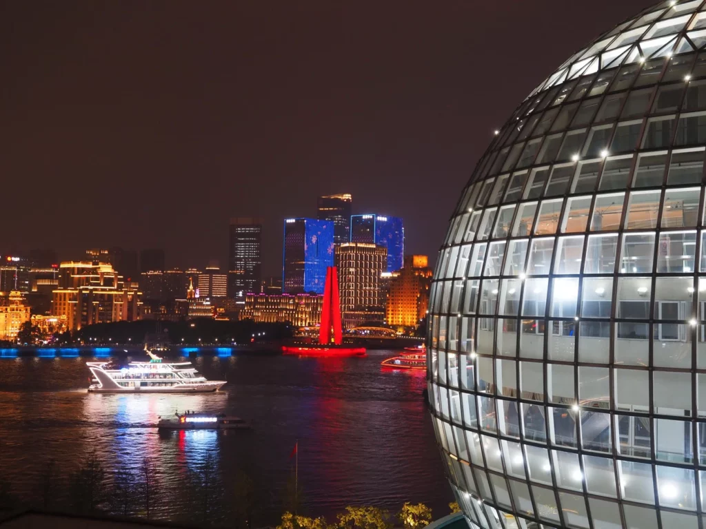 Вид с крыши Pudong Art Museum, Шанхай