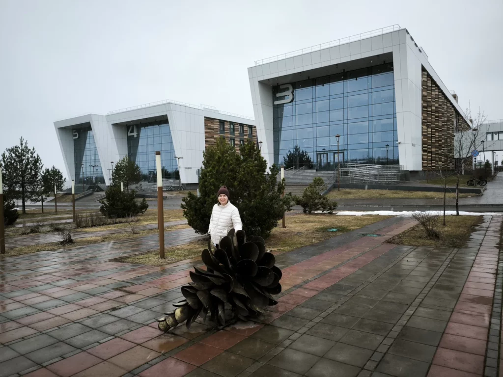 Шишкин парк и общежития университета Иннополиса